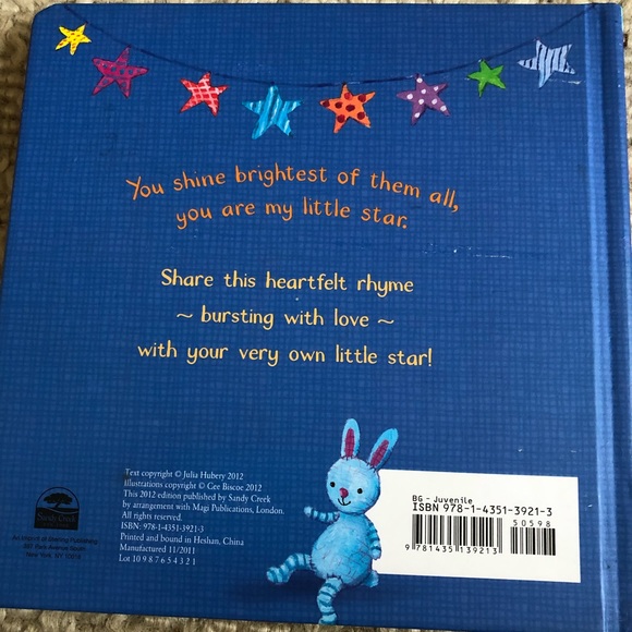 “You’re my little Star “book AND Bear pin - Picture 12 of 13